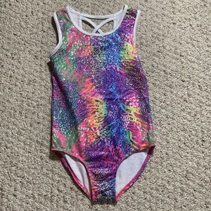 Danskin Now Gymnastics Bodysuit size Medium M 7-8